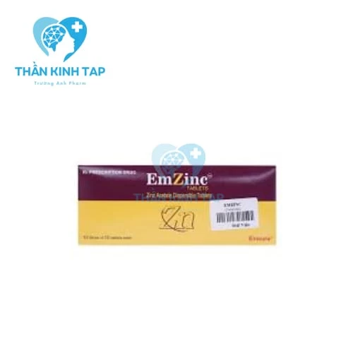 Emzinc tablets - Thuốc điều trị tiêu chảy và thiếu kẽm